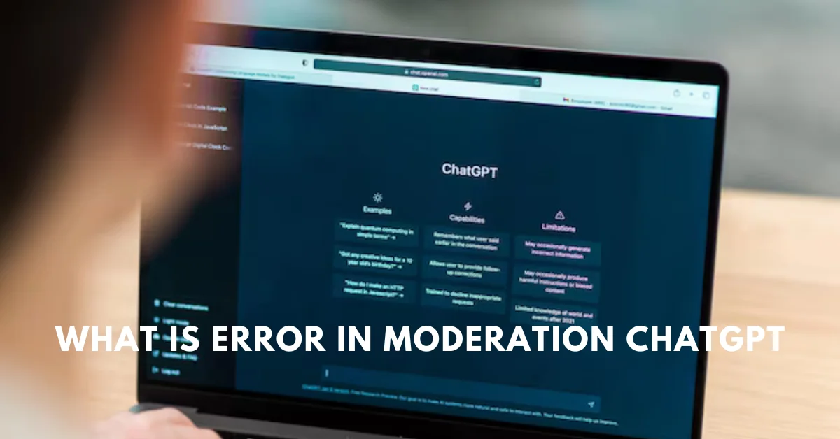 what is error in moderation chatgpt